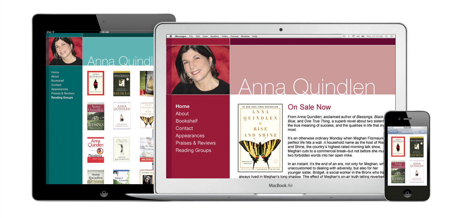 Random House author website